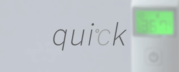 非接触体温計「quick」アプリ開発
